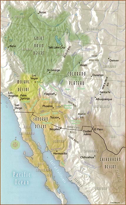 The southwest geography