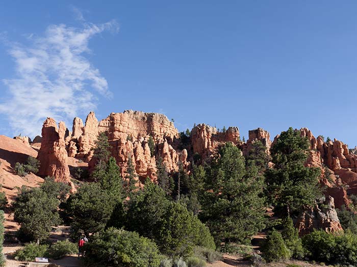 Approaching Bryce Canyon National Park