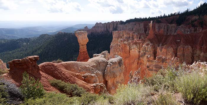 A hoodoo in Agua Canyon