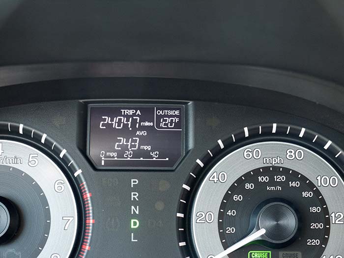 Outside temperature: 120 degrees